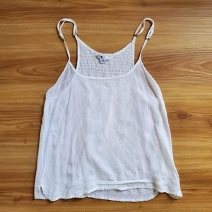 White Volcom Tank Top